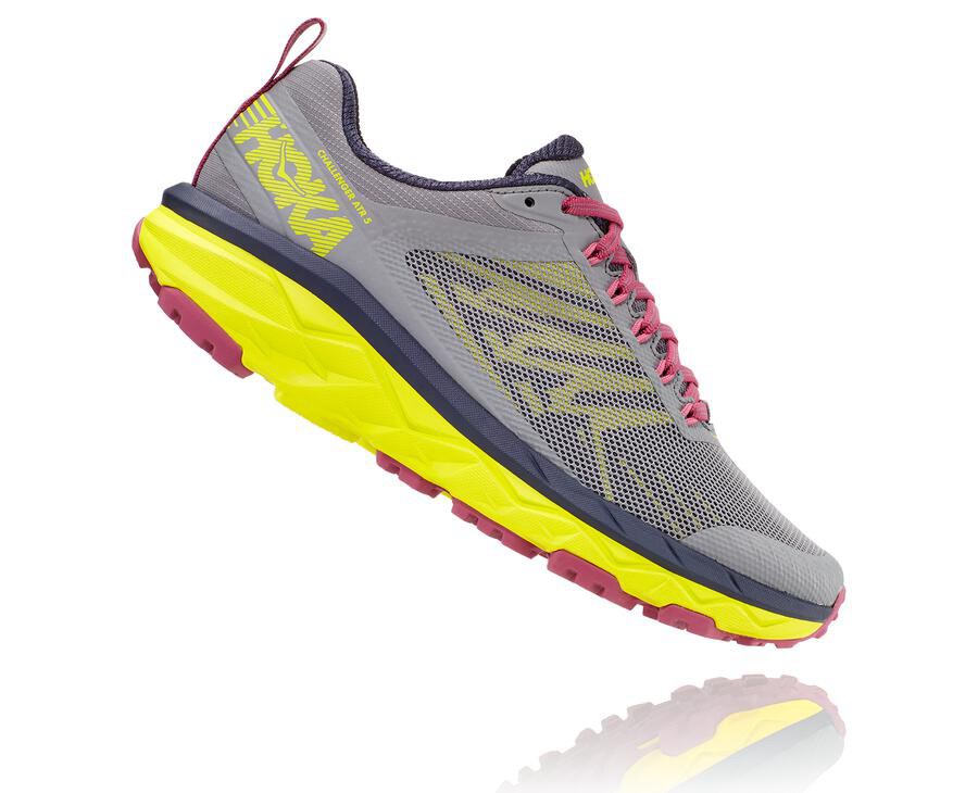 Tenis Trail Hoka One One Feminino Cinzentas - Challenger Atr 5 - 326-DKBVTF